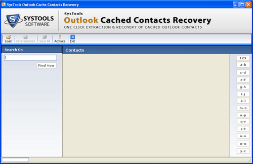 Repair Outlook Email Address Book with SysTools Outlook Cached Contacts Recovery